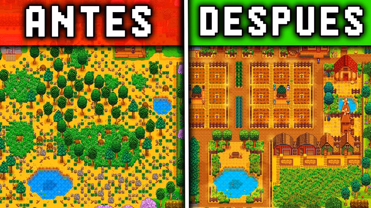 ¿Cuántas granjas hay En Stardew Valley?