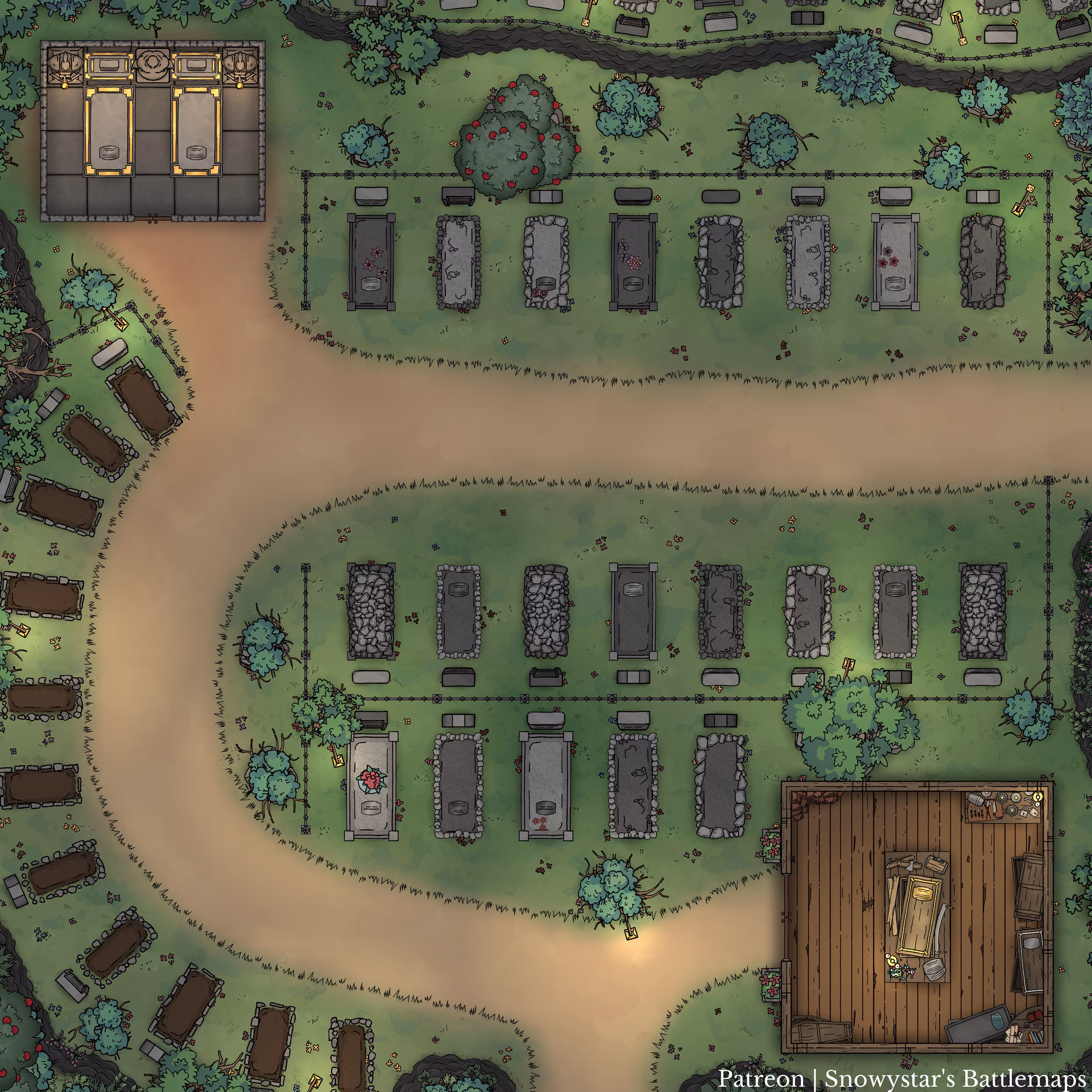How many graves are there in a graveyard keeper game?