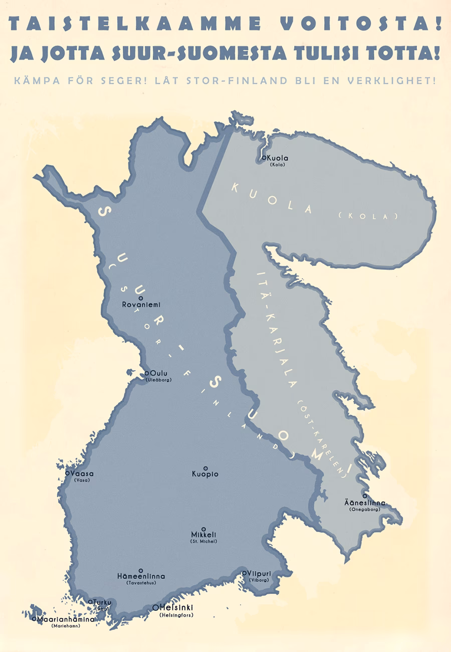 What is the meaning of the name Greater Finland?