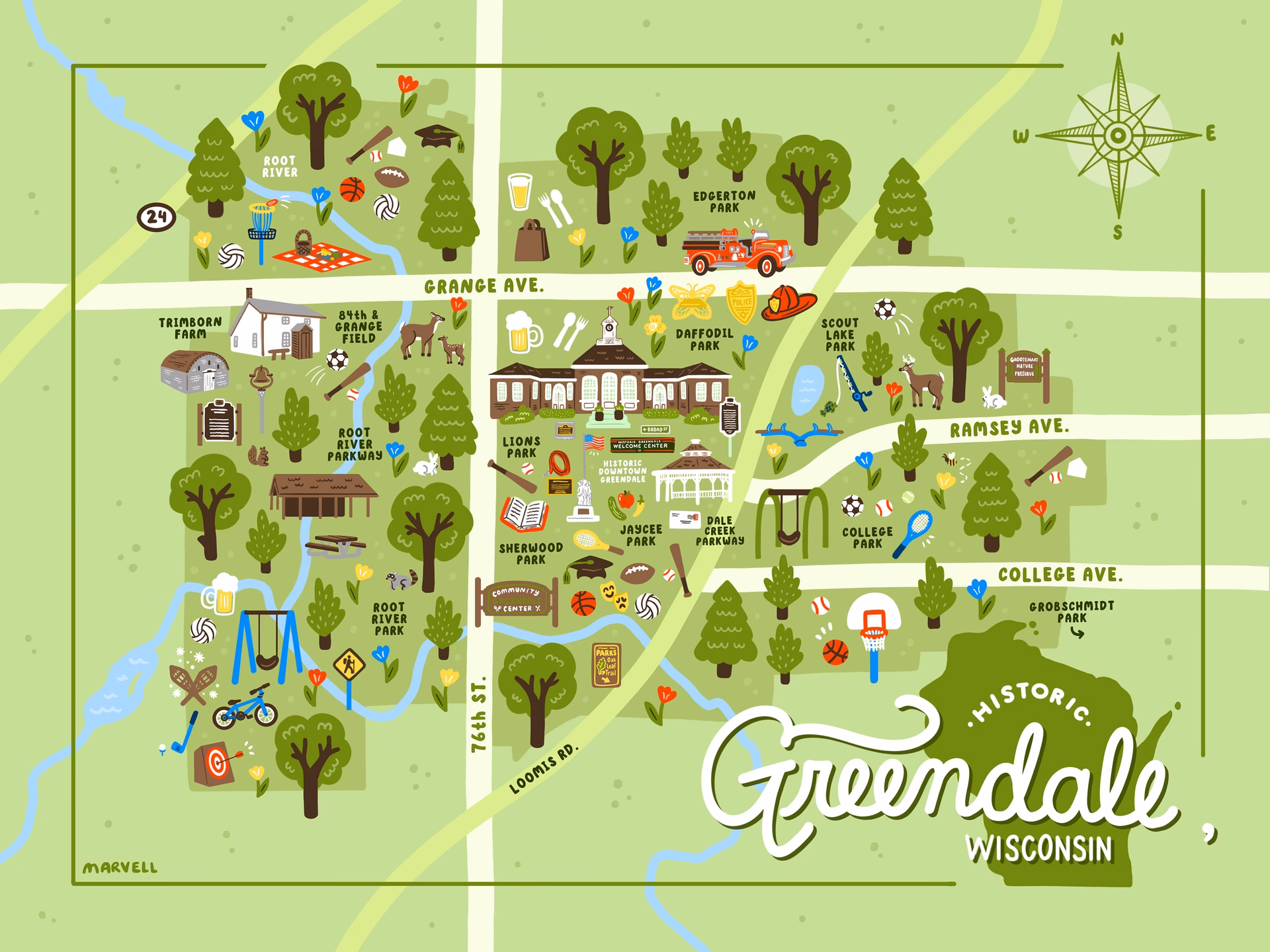Where is Greendale NSW?