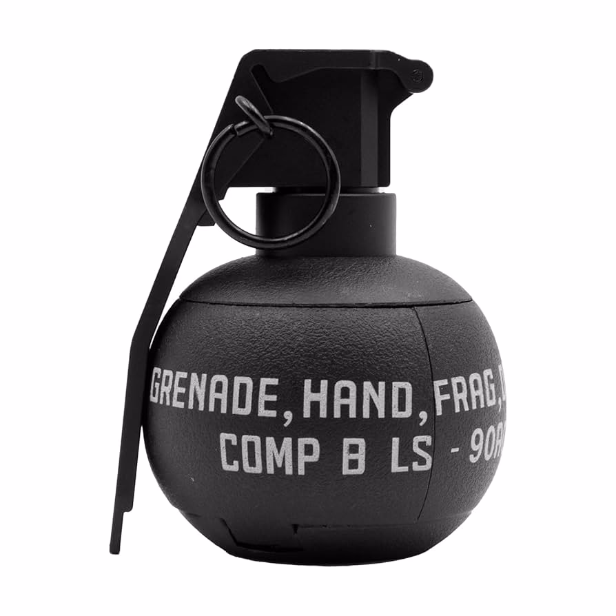 How are movie grenades created?