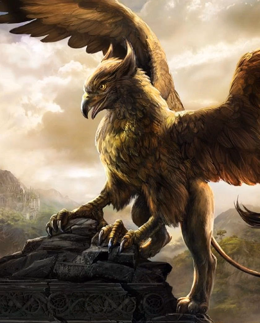 What is a griffin in Greek mythology?