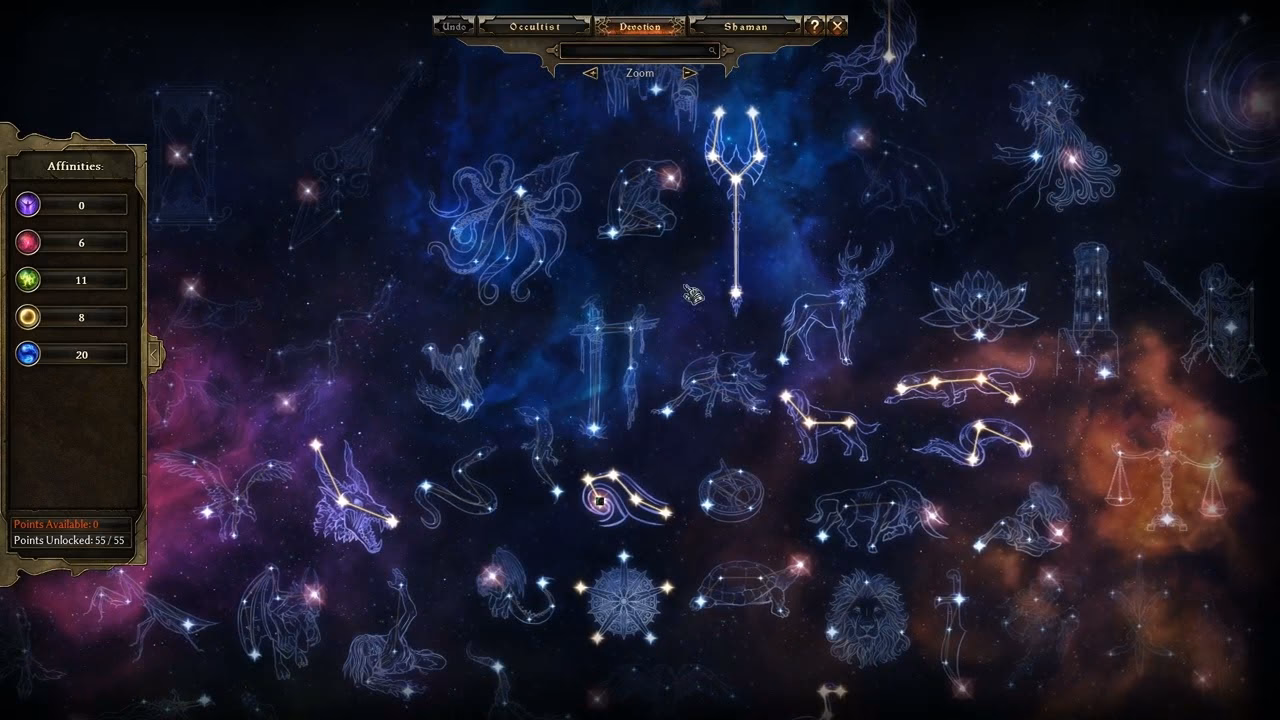 How do you get a new character in Grim Dawn?