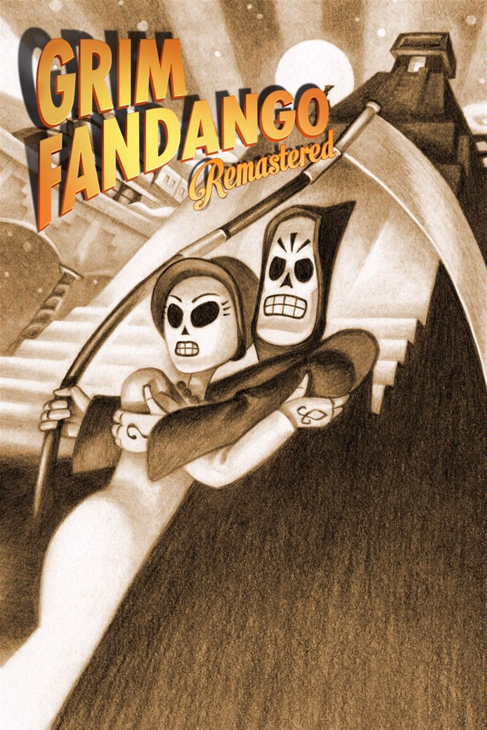 How many photos of the Grim Fandango cast?