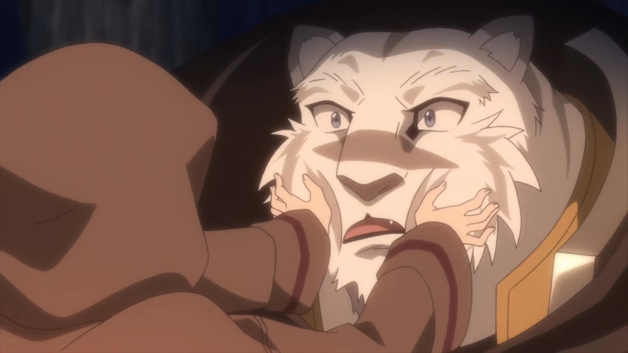 How does the mercenary realize his dream of becoming a human?