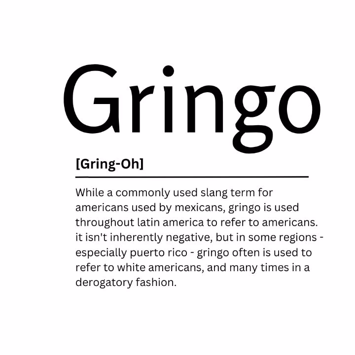 What does Gringo mean in Brazil?