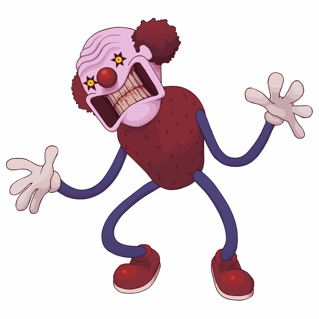 What does grunkfuss the clown look like?