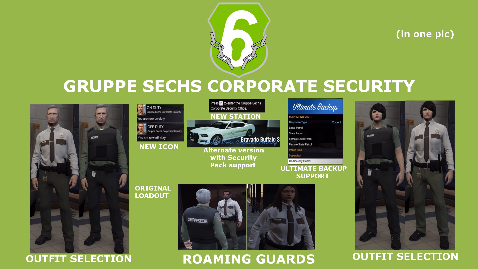 What vehicle does group Sechs use?