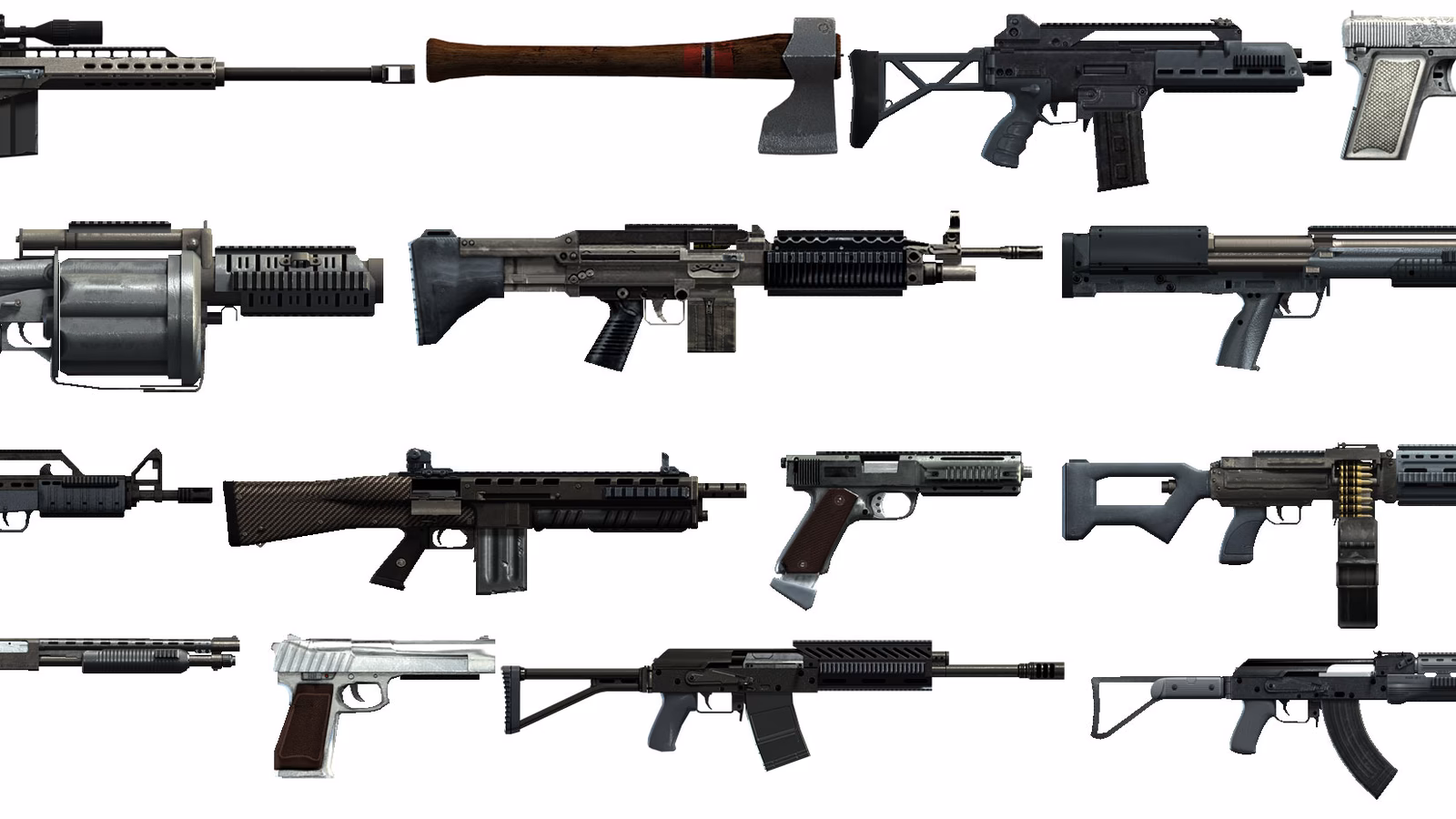 How many weapons are there in GTA V?