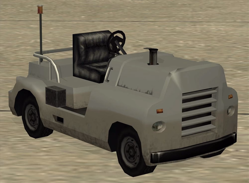 How fast is the baggage in GTA San Andreas?