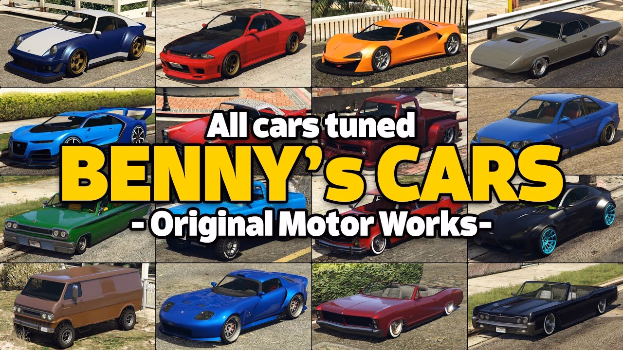 How do I upgrade my car to Benny's workshop?