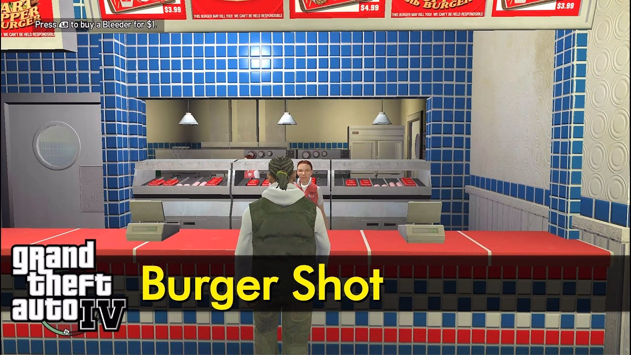 Is Burger Shot in Grand Theft Auto 3?