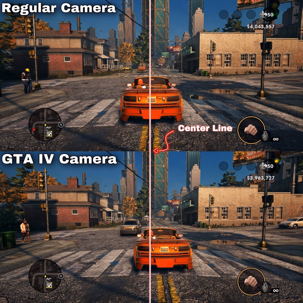 How do I use a car camera in GTA San Andreas?