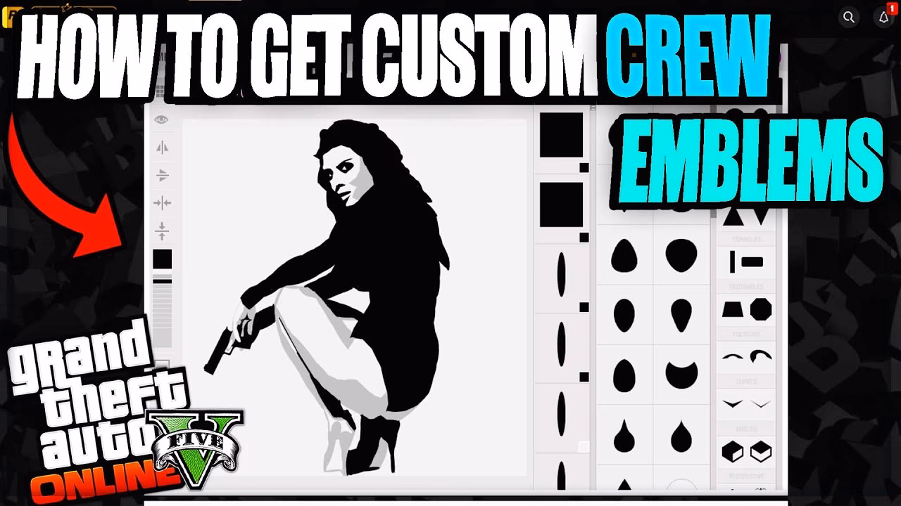 Can you use crew emblem on car in GTA 5 online?