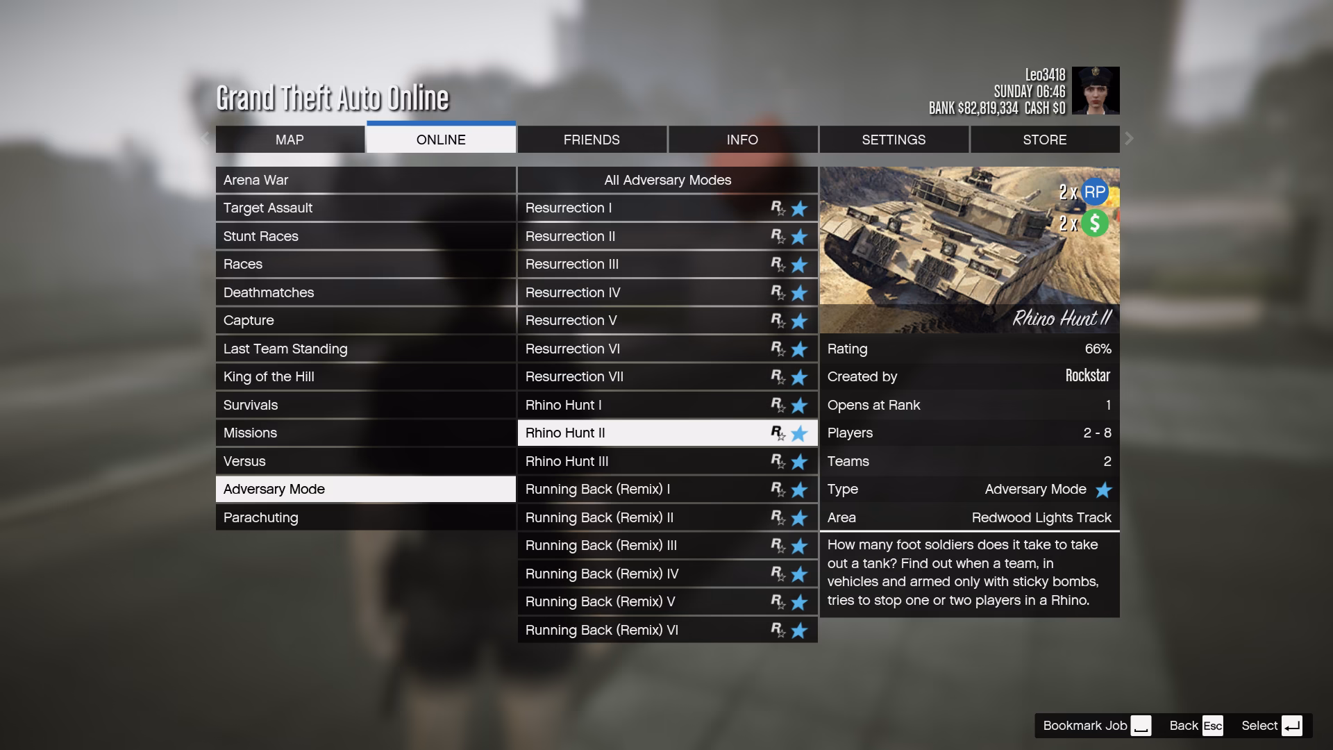 How does GTA Online rank work?
