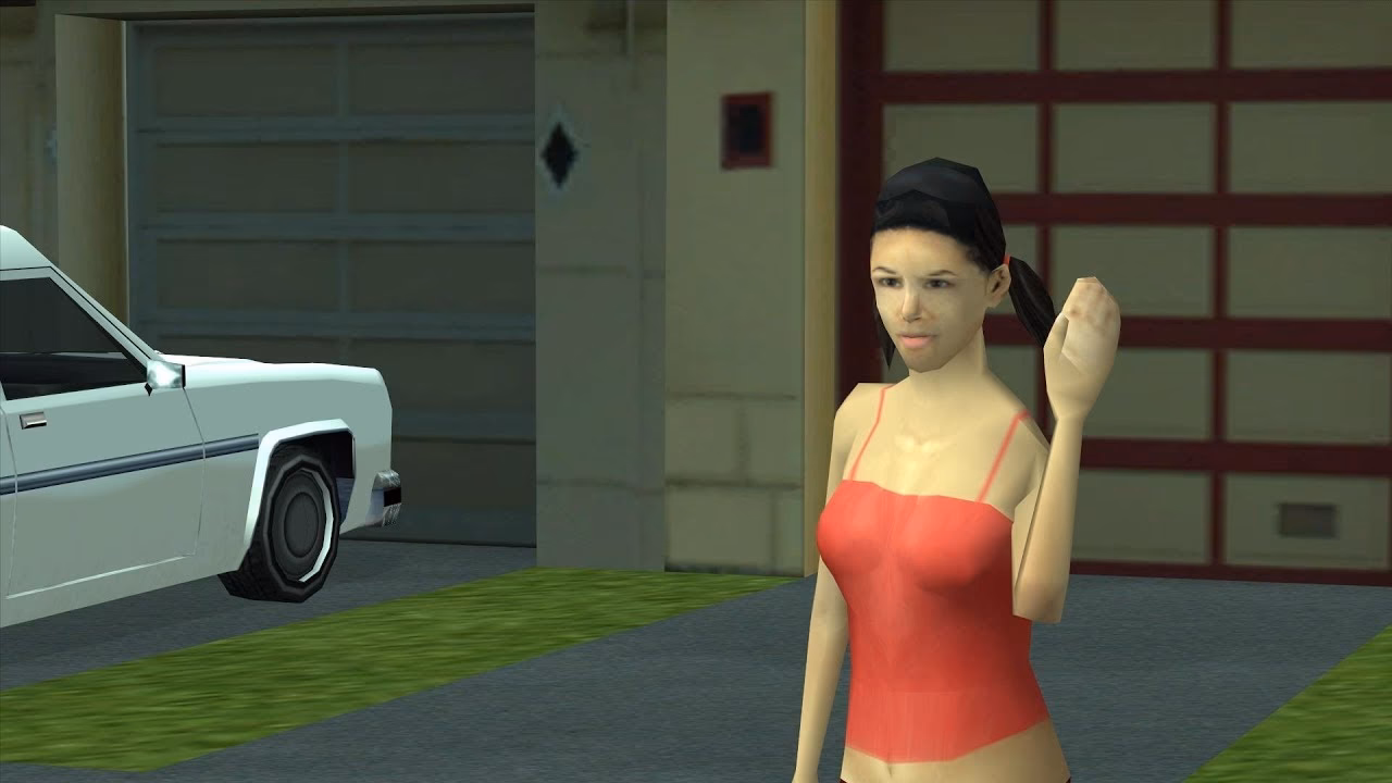 Who is Carl's girlfriend in GTA San Andreas?