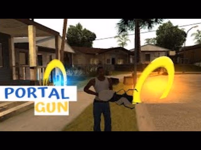 How do I use a portal gun mod?