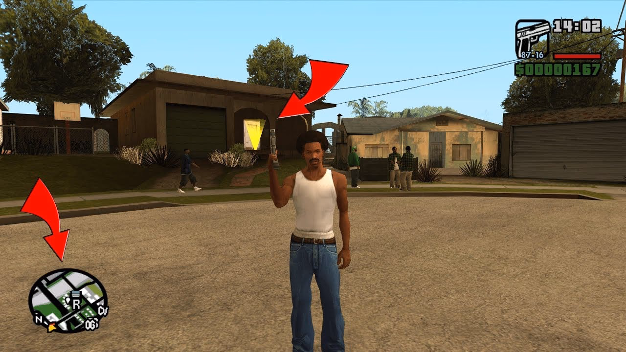 Where is Sweet's House located in GTA San Andreas?