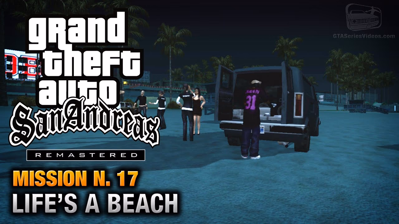 Where does life's a beach take place in GTA San Andreas?