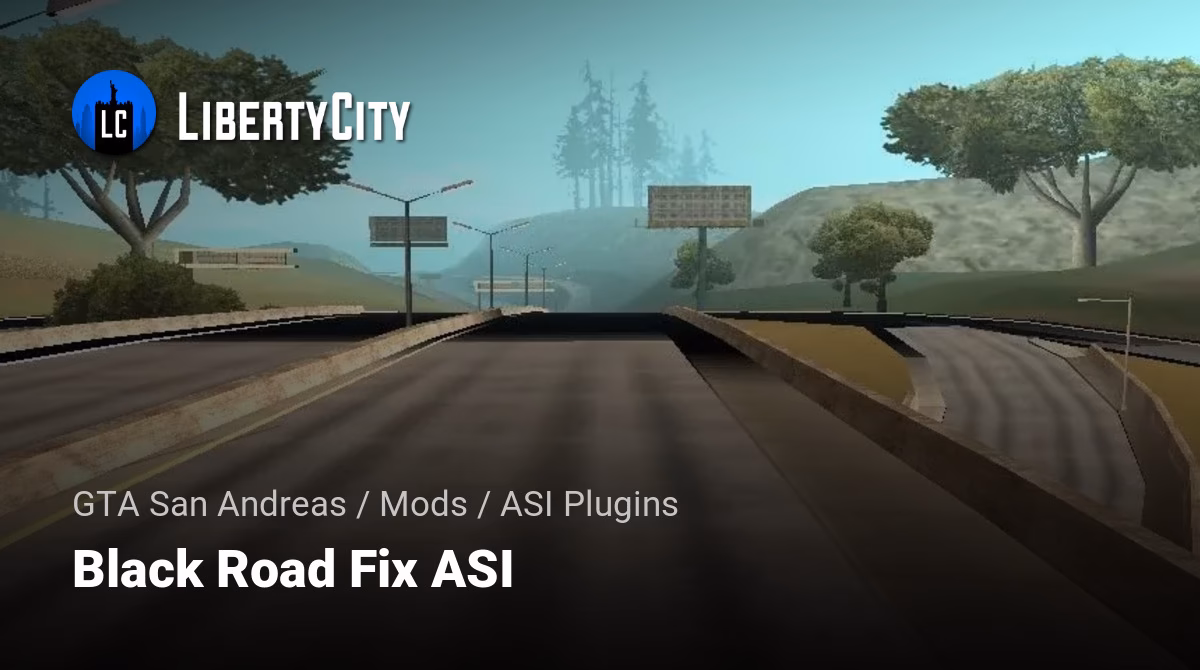 Why does San Andreas have a black road bug?