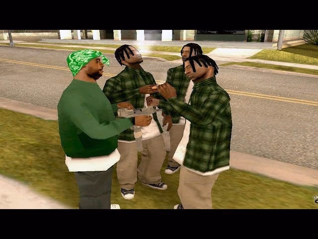 Are there gangs in Grand Theft Auto San Andreas?