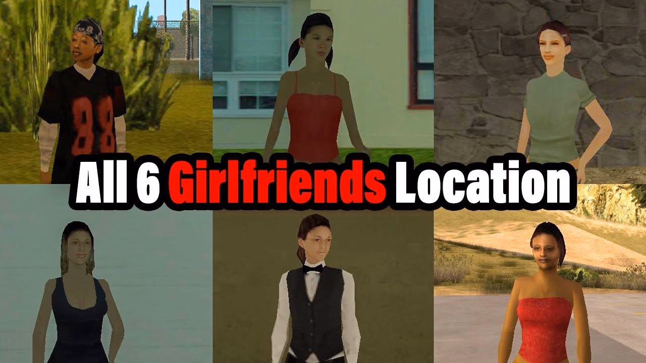 Who is the first girlfriend in Grand Theft Auto San Andreas?