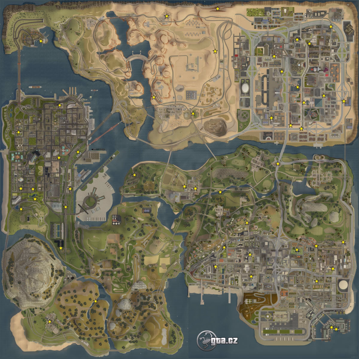 Is there a GTA San Andreas map available in GTA 5?