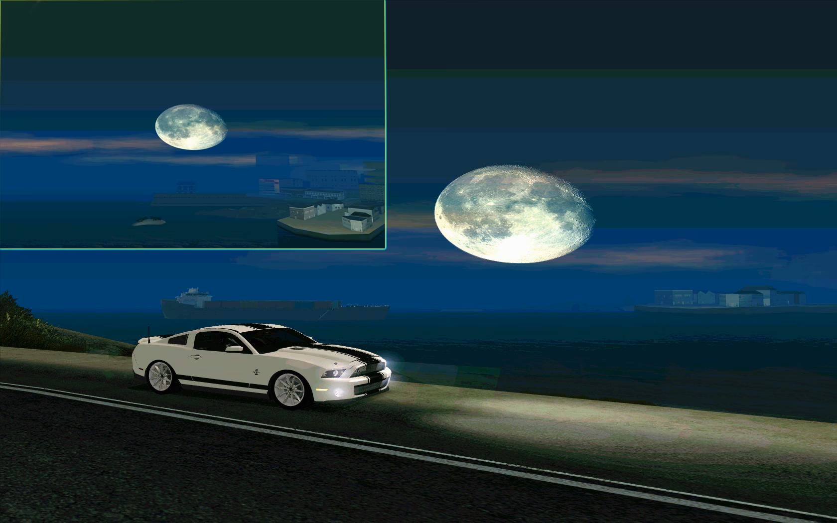 Does GTA San Andreas have a moving Moon?