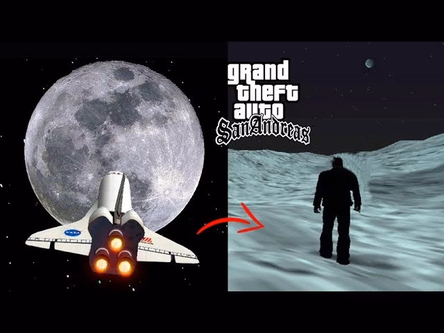 Where can I find a moon mod in GTA San Andreas?