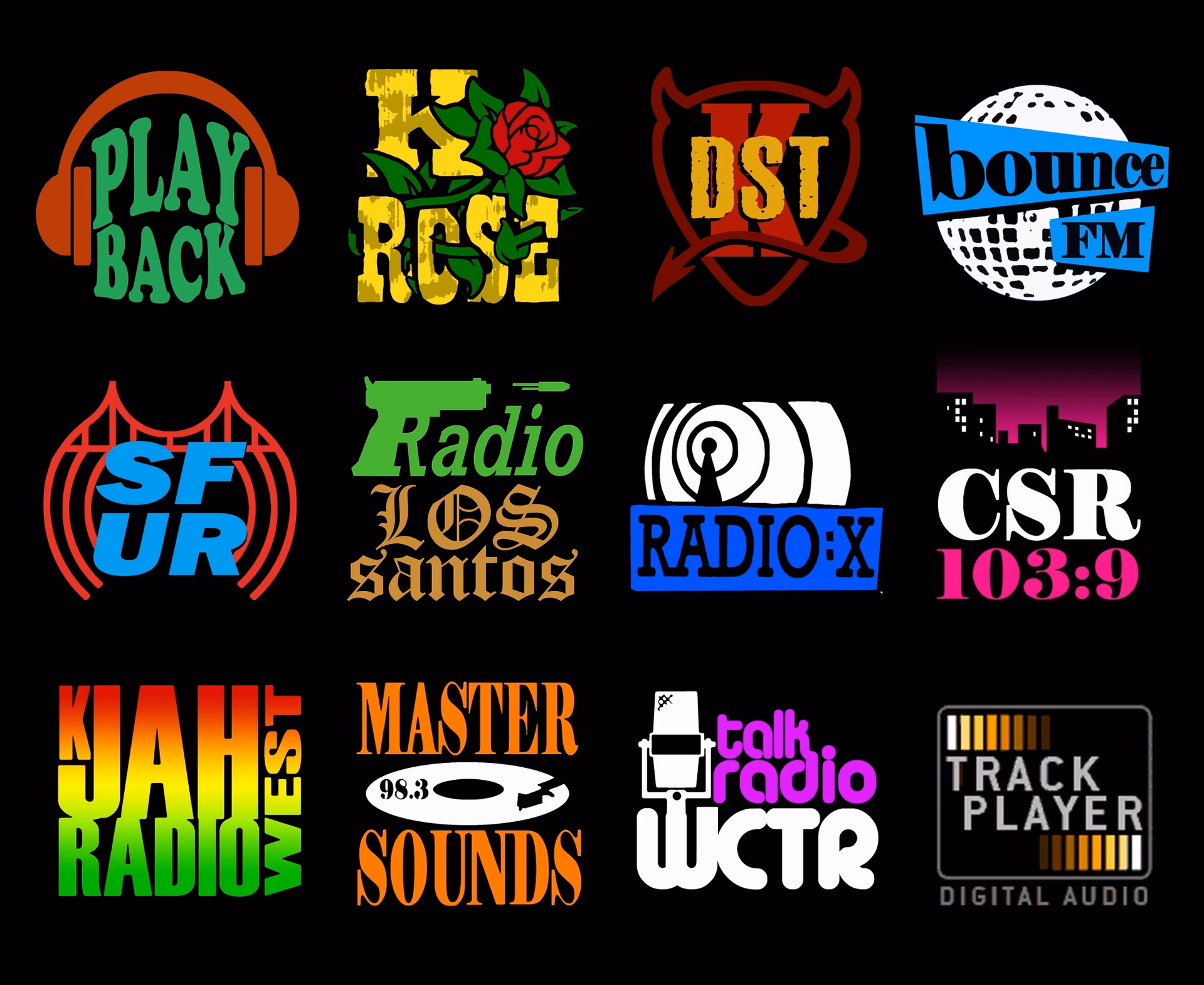 How many radio stations does San Andreas have?