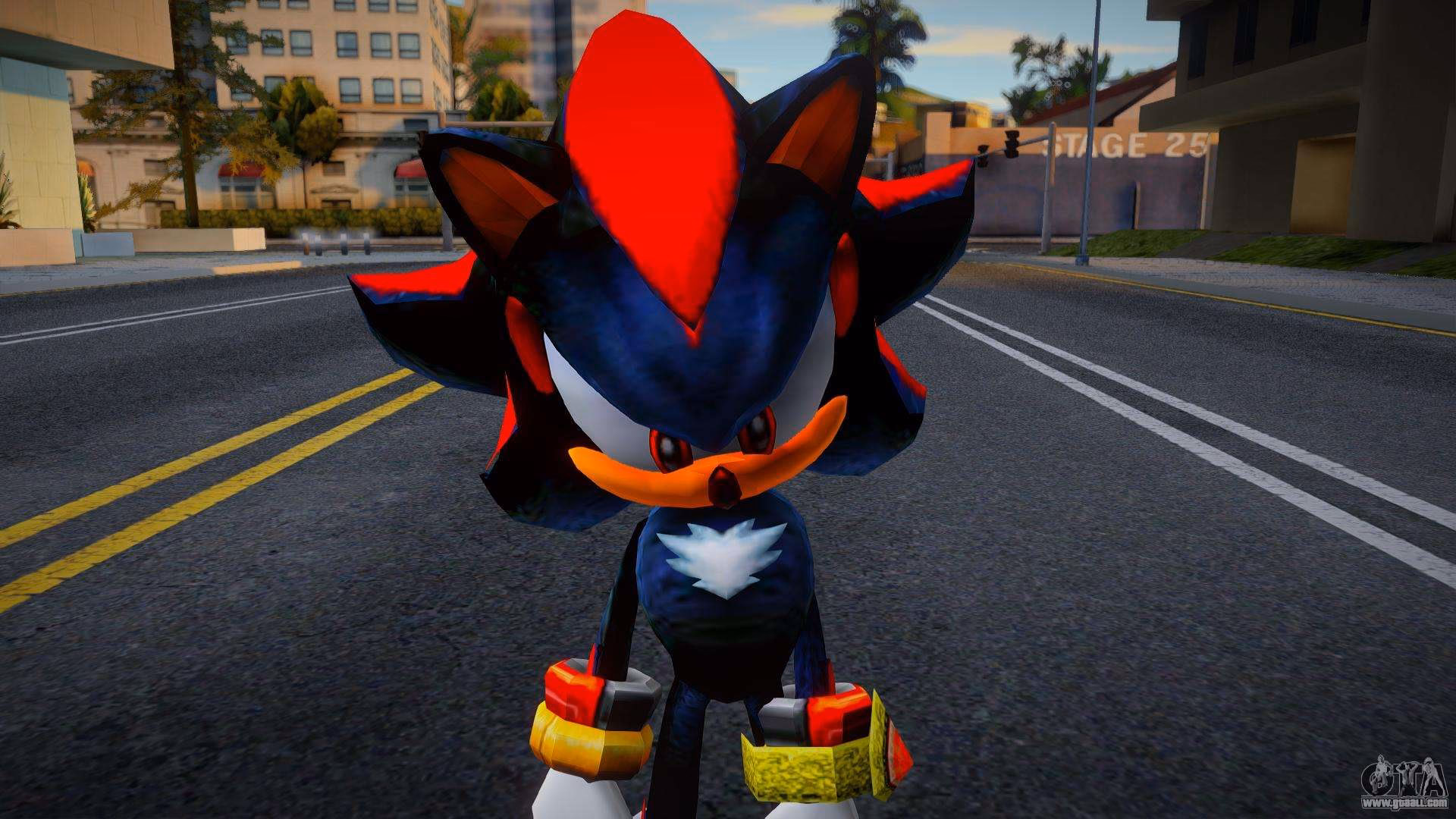 Is Shadow - Sonic Adventure for GTA San Andreas a bad skin?