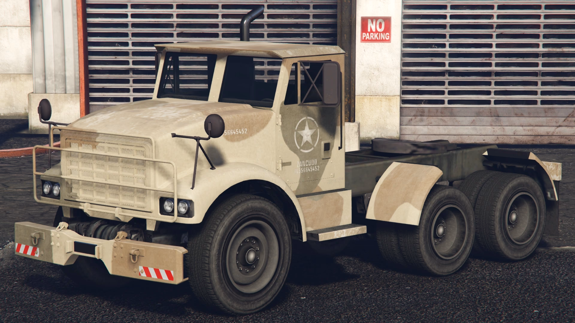 What does the barracks look like in Grand Theft Auto V?