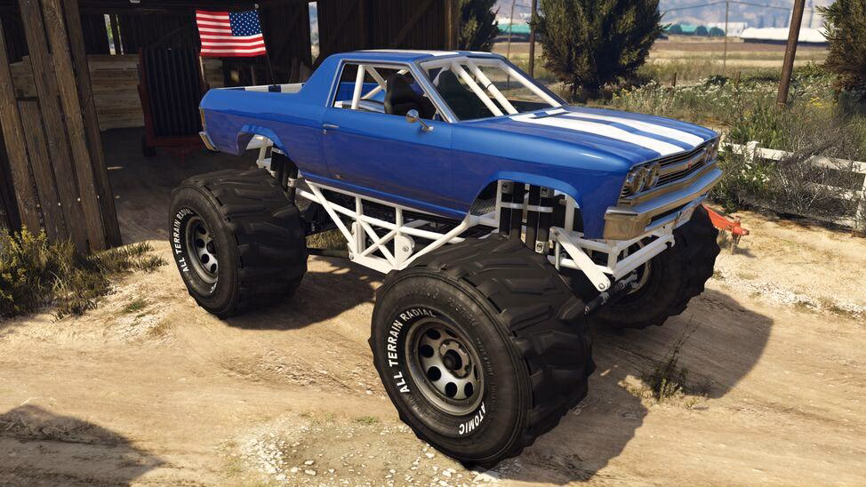 How does the Cheval Marshall monster truck work in GTA 5?