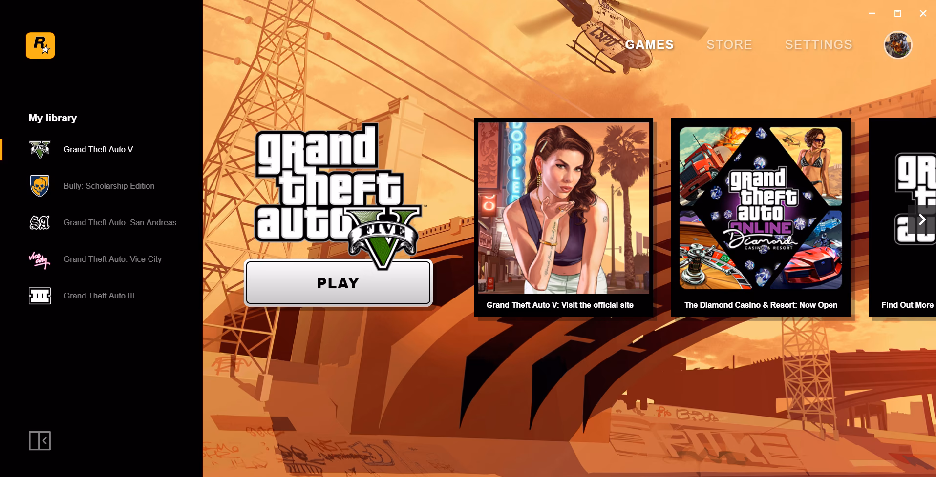 ¿Qué ofrece Rockstar Games Launcher?