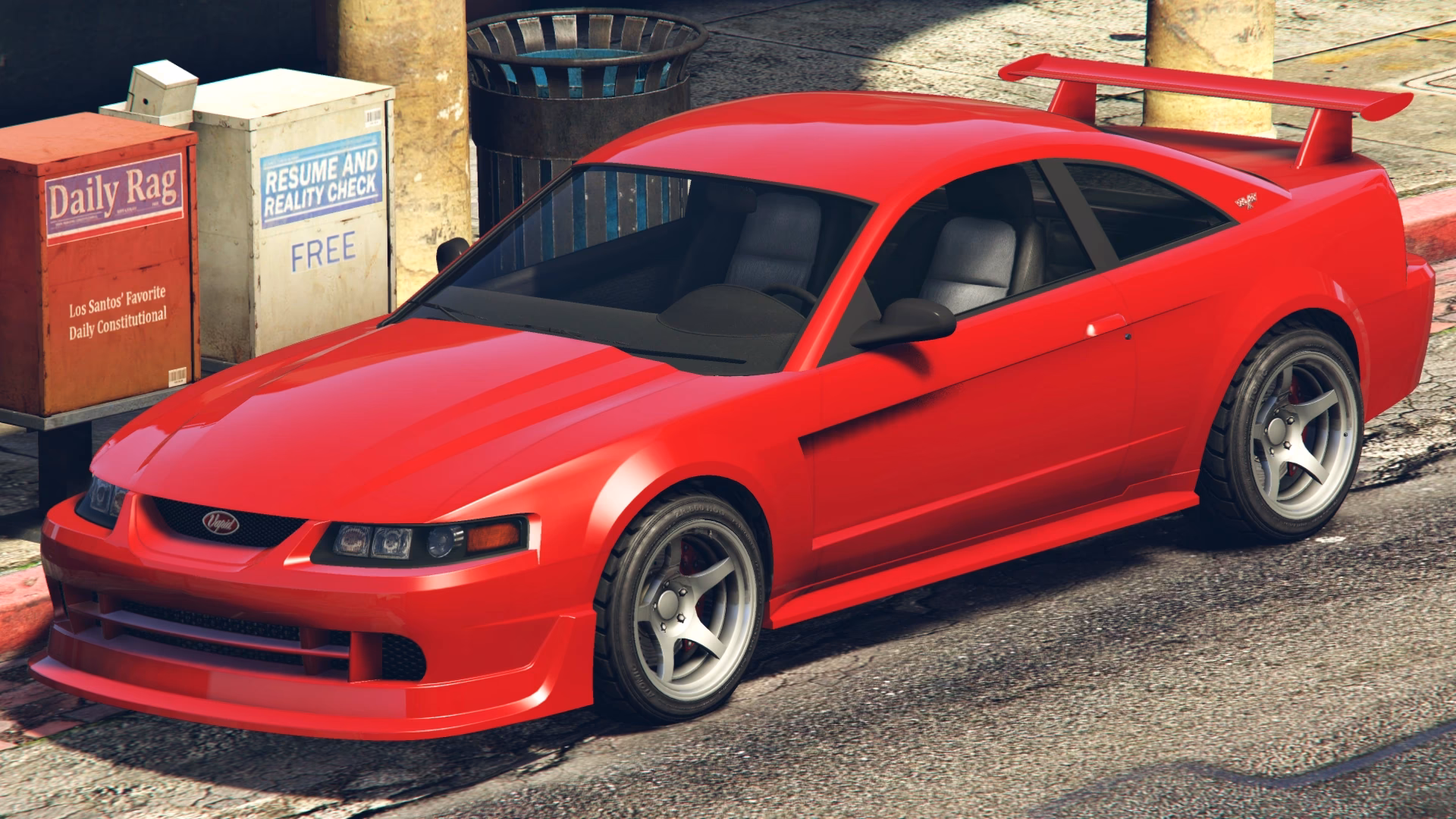 Where can I find the Dominator in GTA V story mode?