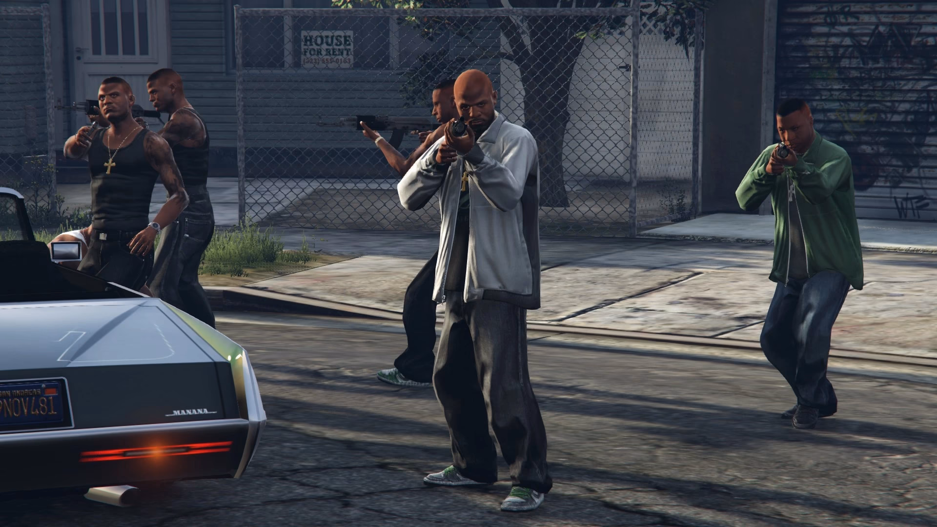 Who are the families in Grand Theft Auto V?