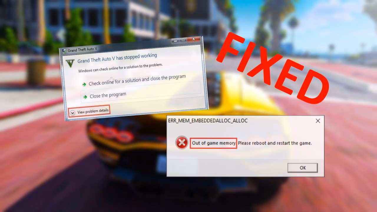 Why is GTA V crashing & freezing?