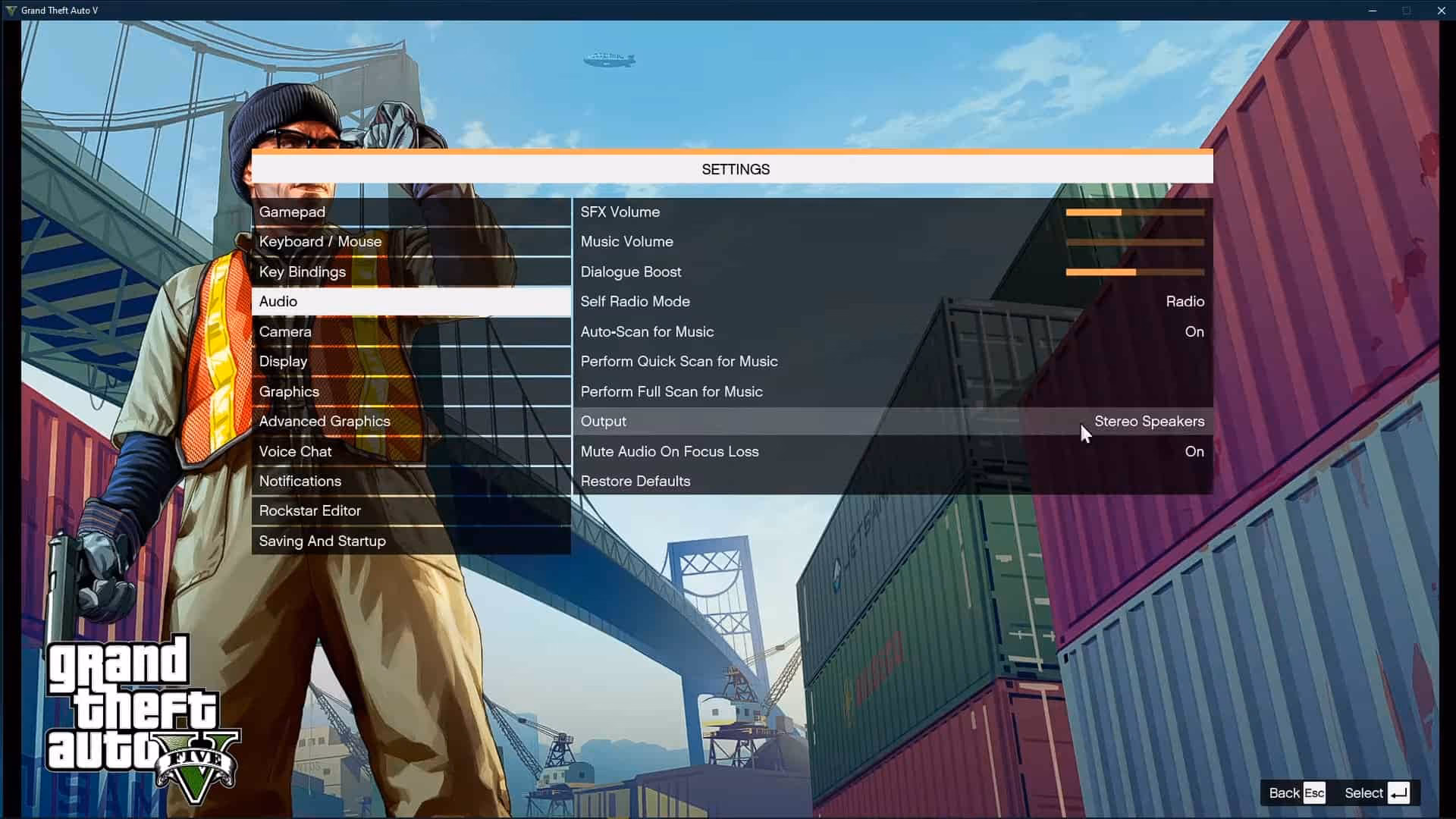 How to fix Grand Theft Auto 5 no sound error?