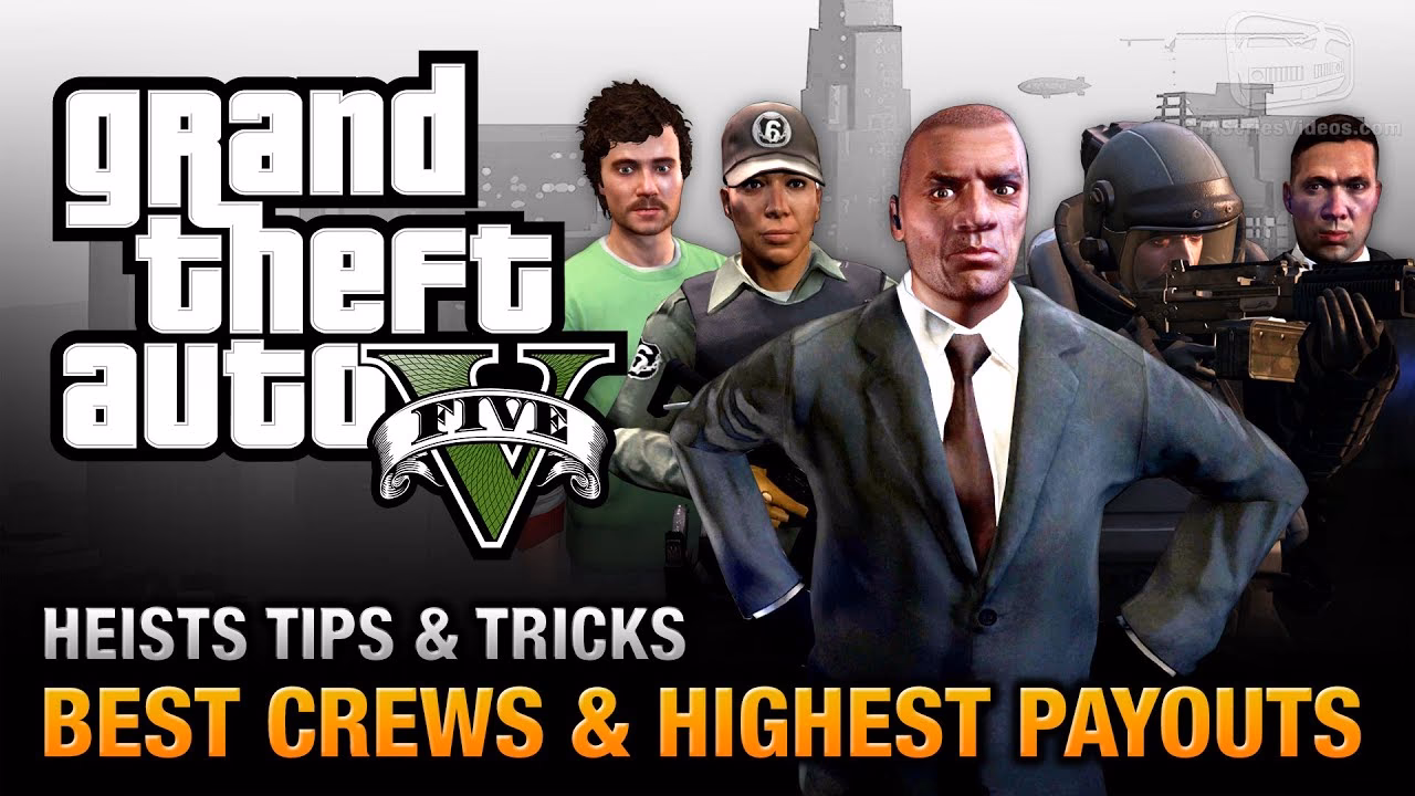 Who are heist crew members in Grand Theft Auto online?