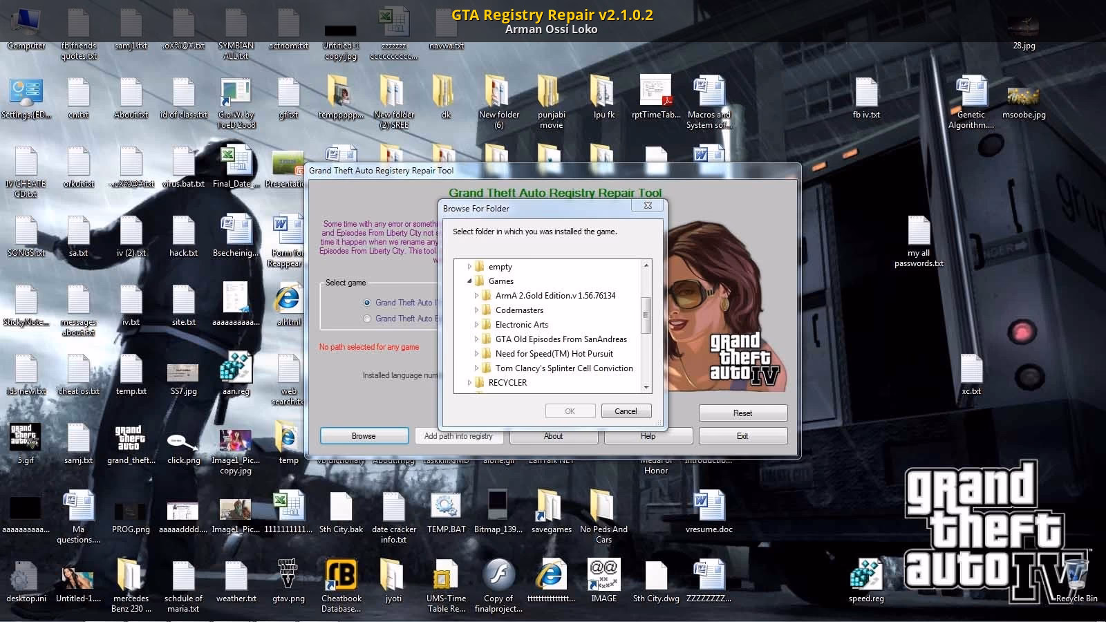 What is Grand Theft Auto Registry repair?