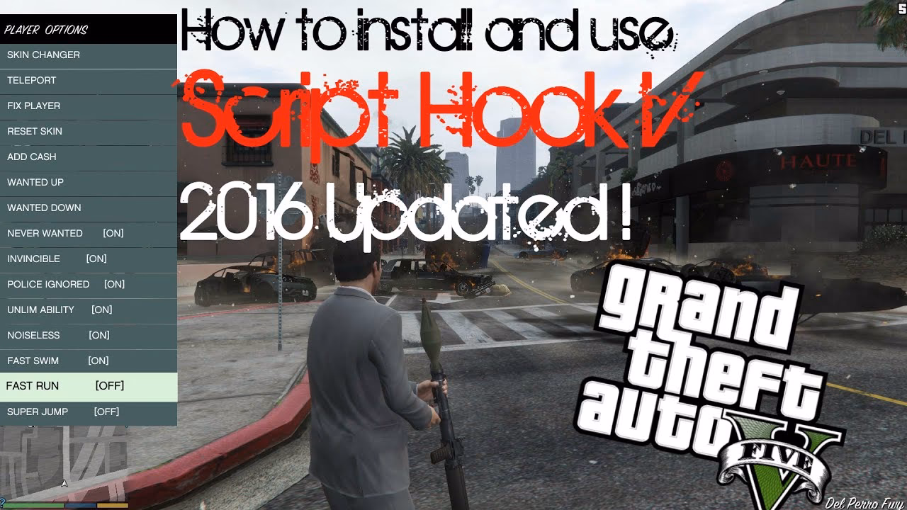 What is script hook in GTA V?