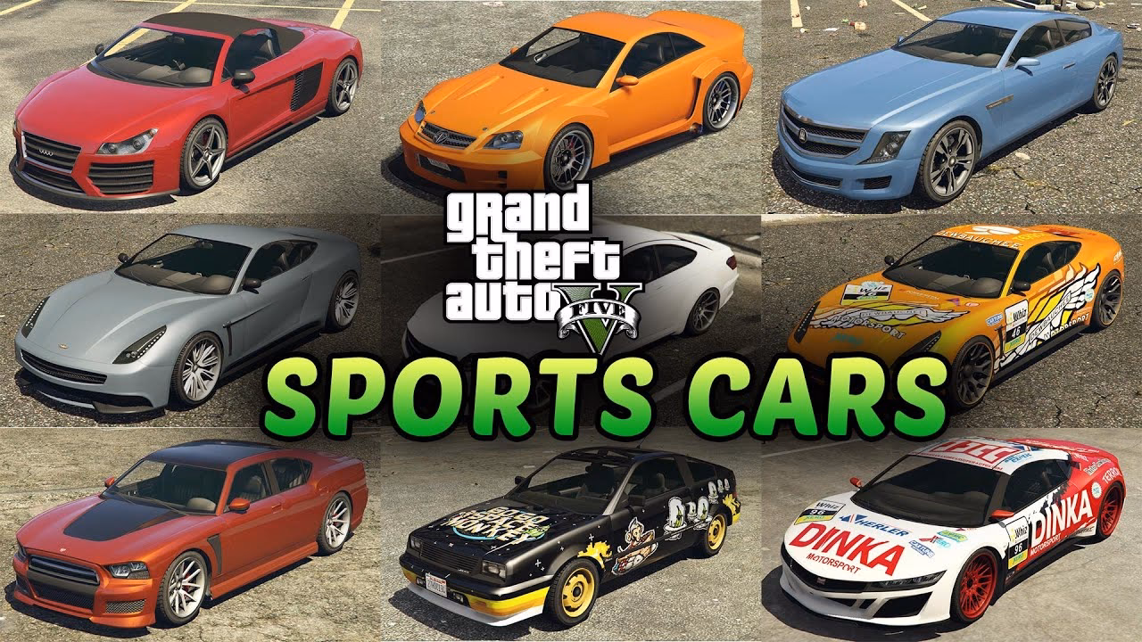 Are there sports cars in GTA 5?