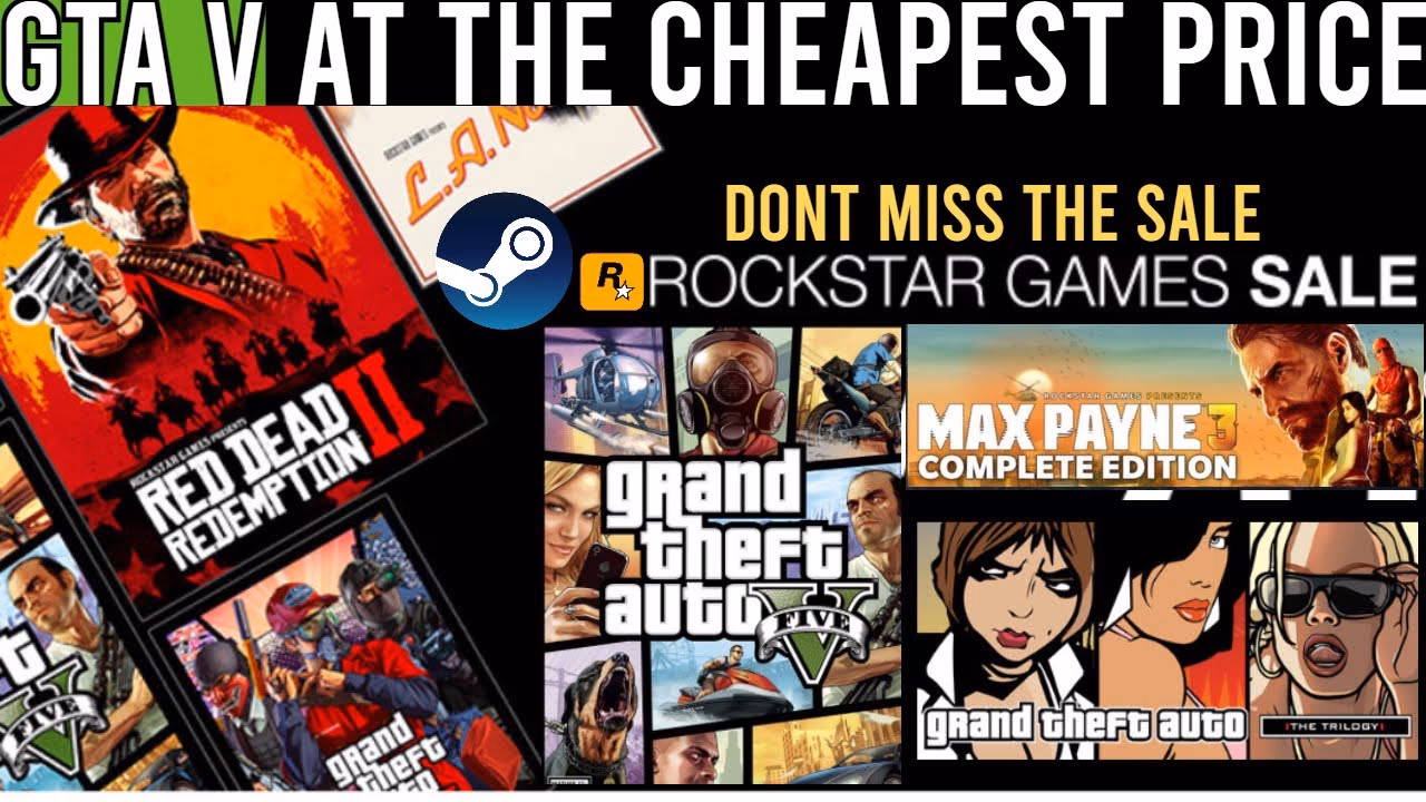 How much does GTA V (GTA 5) cost on Steam?