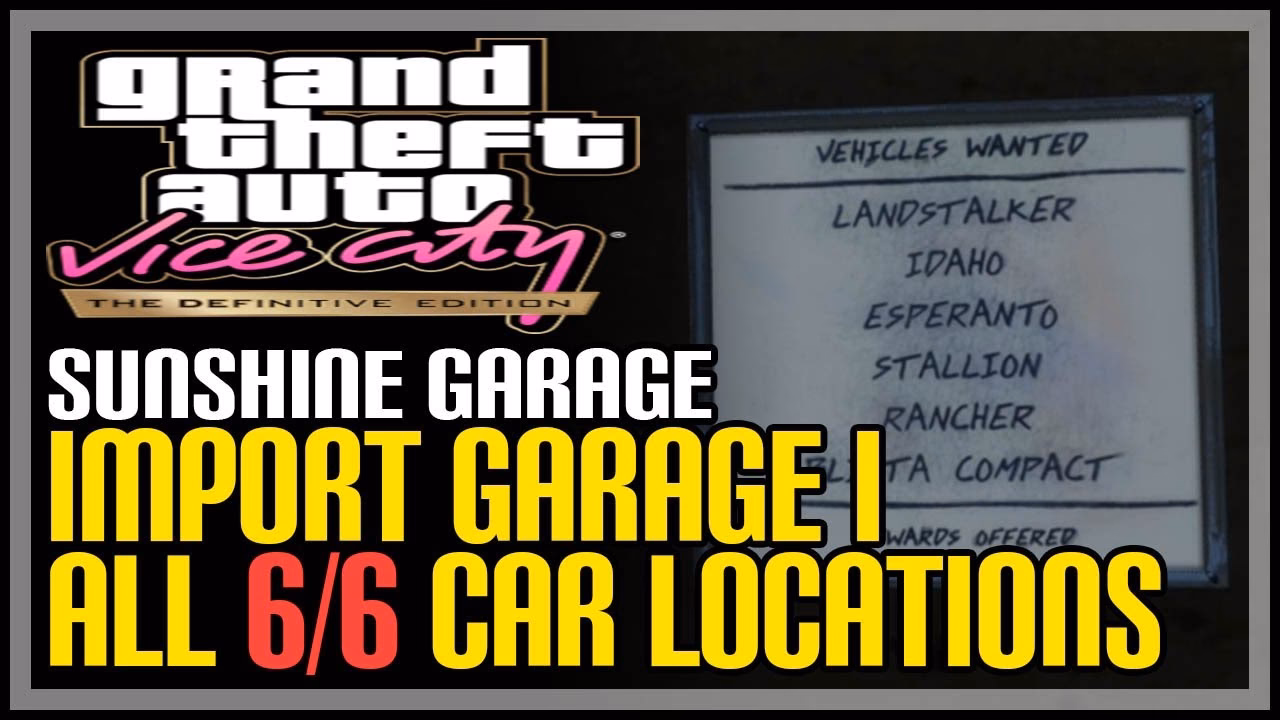 What vehicles are available in Vice City?