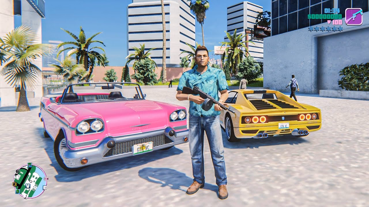What weapon does GTA Vice City use?