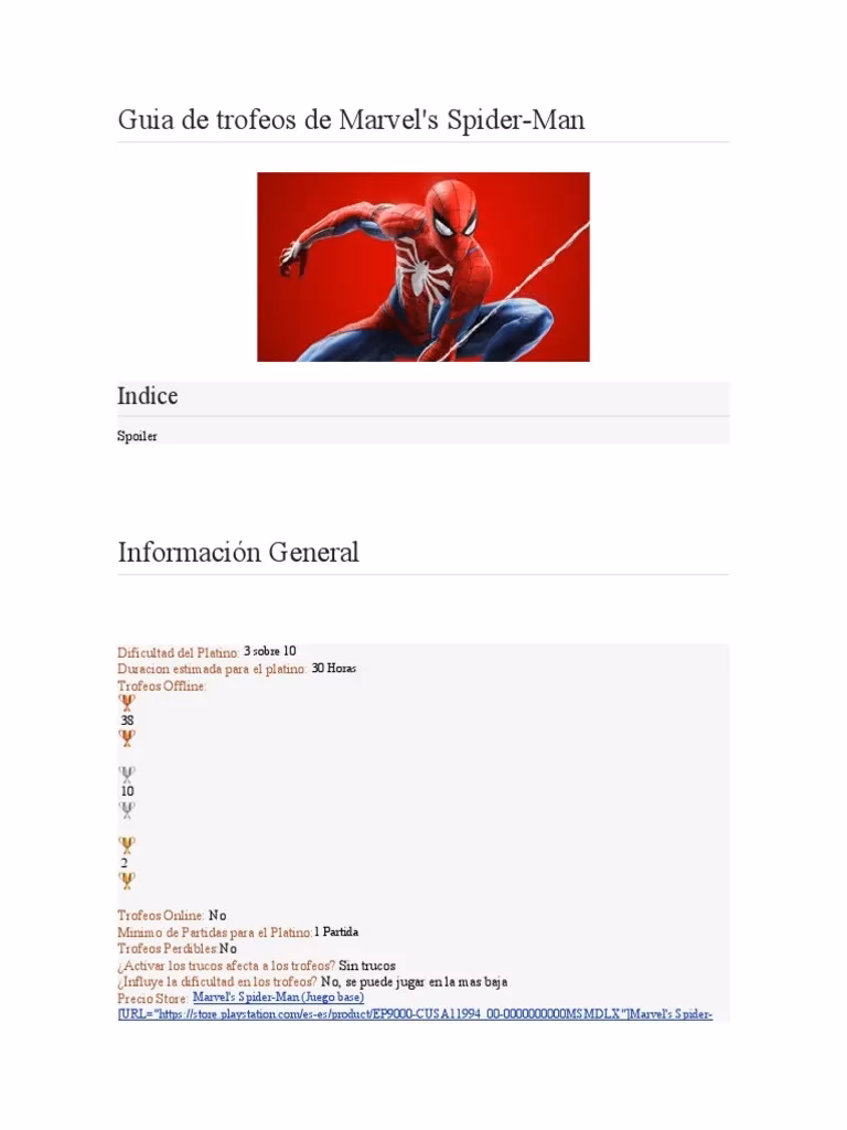 ¿Cómo obtener el trofeo 'maestro de maestros' de Marvel's Spider-Man?