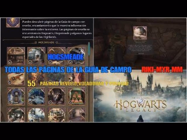 ¿Dónde se encuentran las páginas de Hogwarts?