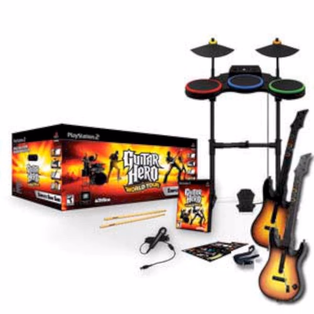 Does Guitar Hero World Tour work with rock band & Guitar Hero?