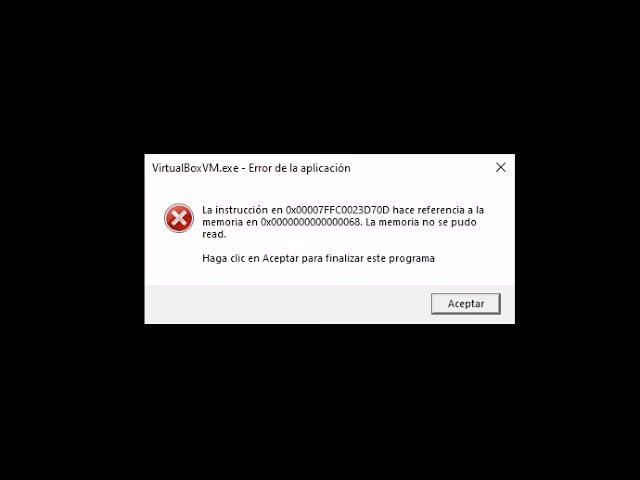 ¿Por qué la memoria no se pudo Read?