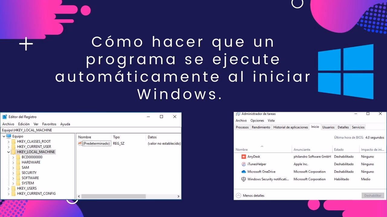 ¿Cómo deshabilitar una aplicación del inicio de Windows?